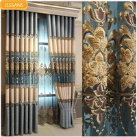 european style curtains linen embroidered curtains gauze curtains roman curtains living room bedroom dining room curtains