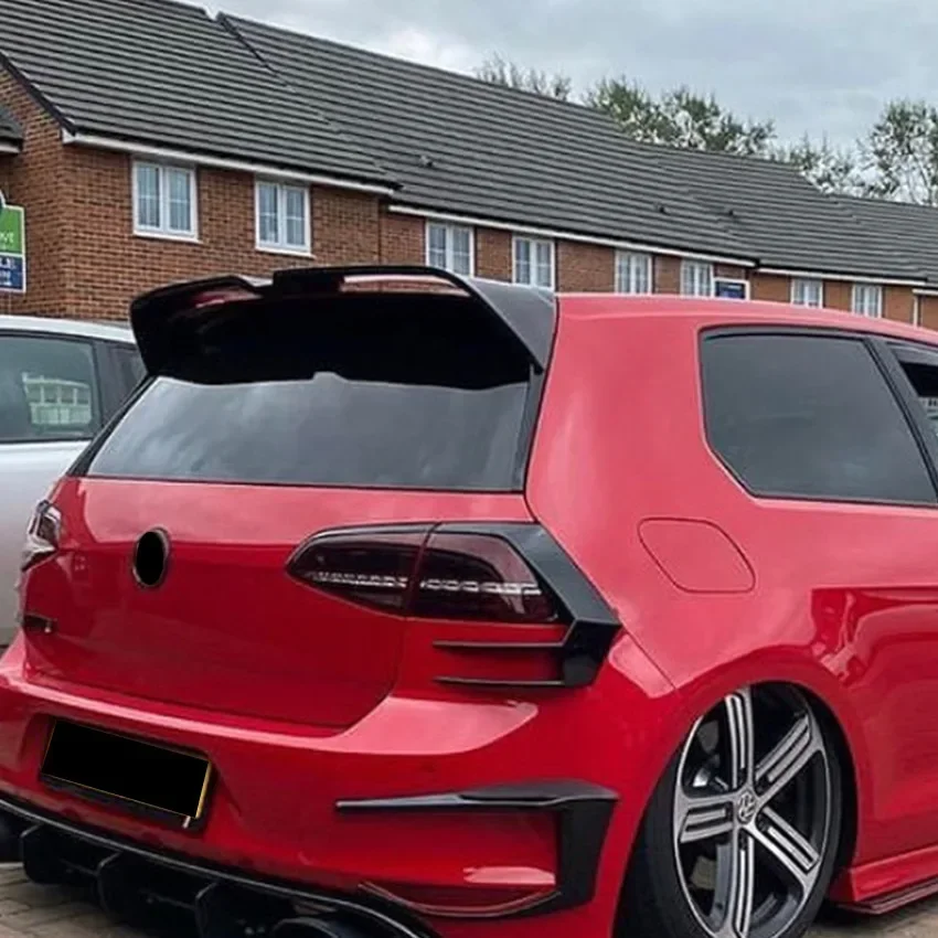 Фото Спойлер на крышу в стиле Oettinger 2013-2020 для Volkswagen Golf MK7 7.5 GTI R GTD, ABS, задний спойлер, аэродинамический элемент для Golf 7 №4