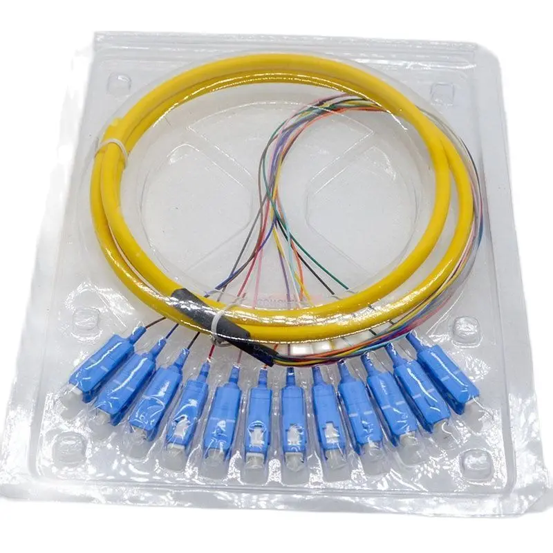 10 шт. Новинка 12-жильный волоконный косичка SC Квадратная Головка