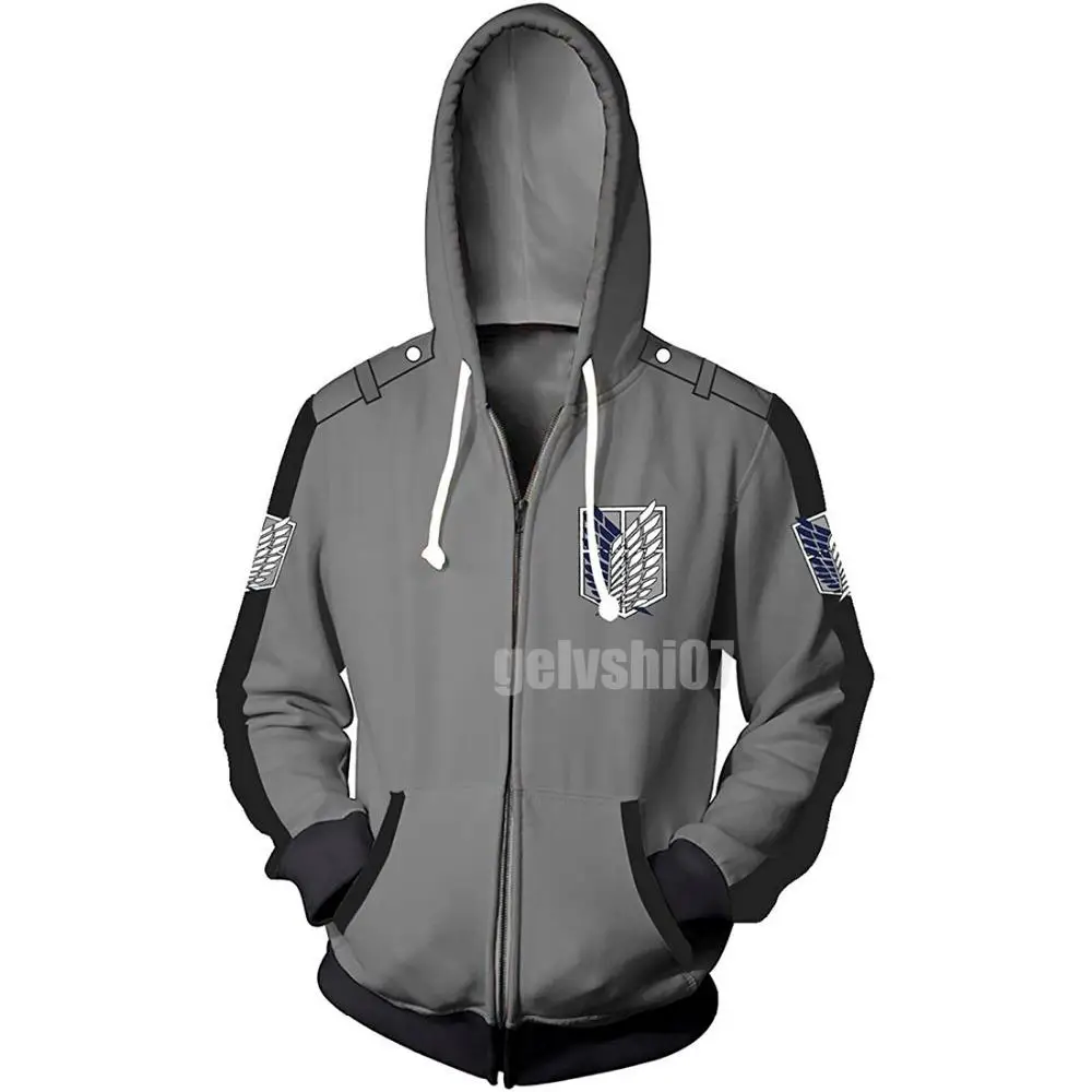 

Anime Attack On Titan 3D Printed Hoodies Men Women Streetwear Sweatshirts Harajuku Oversized Tops Fashion Boys Girls Unisex Coat