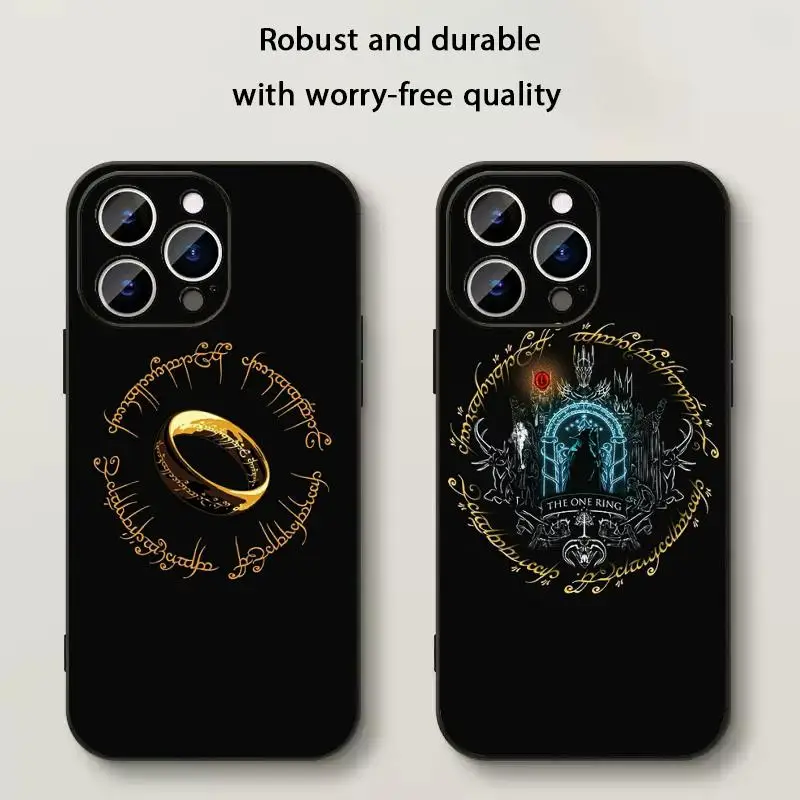 Фото Чехол для телефона Lord R-rings Rohir-rim Classic Movie для iPhone 17, 16, 15, 14, 13, 12 Plus, Mini, Pro, Max, мягкий, черный, противоударный №1