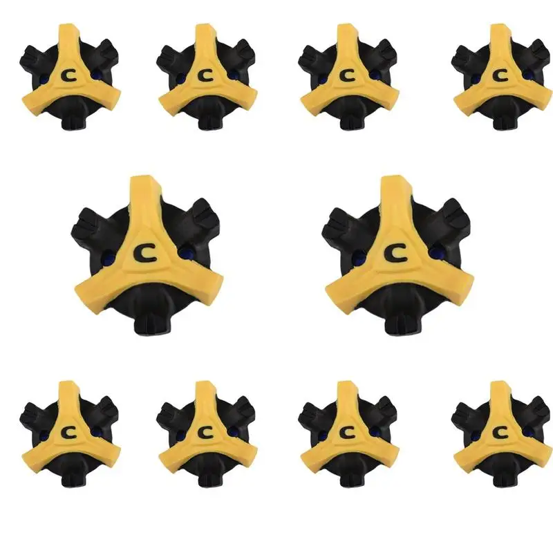 

10 шт., резиновые шипы для обуви для гольфа