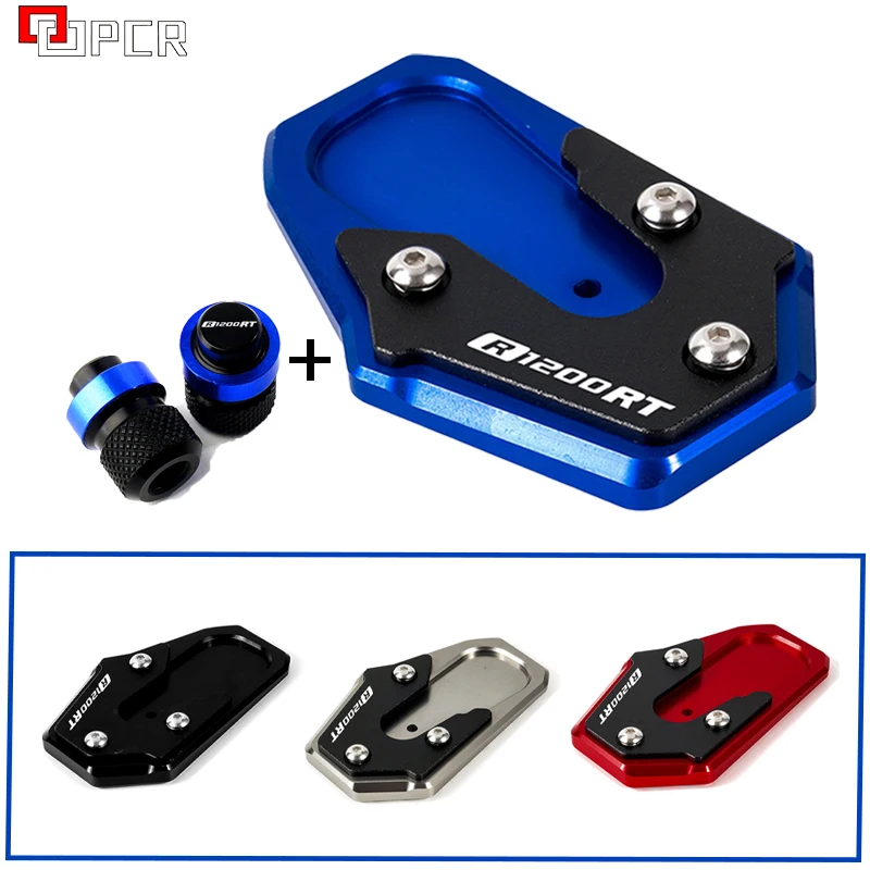 

Motorcycle Accessories Modification Foot Enlarger Side Stand Extension Fits For BMW R1200RT R 1200 RT 2014-2018 Valve Cap