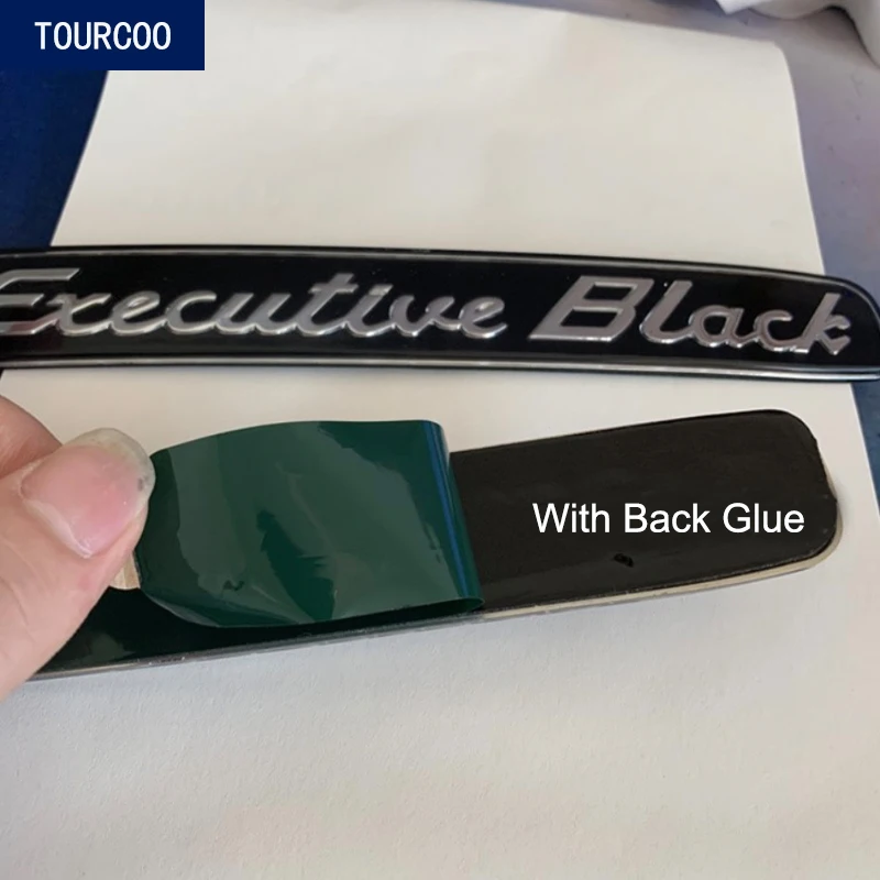 

Car Styling Modification Body Emblem Executive Black White Sticker for Land Rover