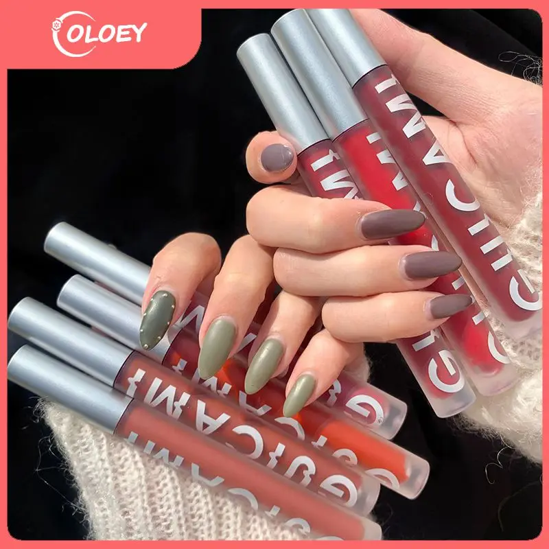 

GUICAMI/Set Air Lip Glaze Cosmetic Matte Velvet Lip Gloss Waterproof Lipstick Longlasting Sexy Women Lip Tint Makeup QBMY