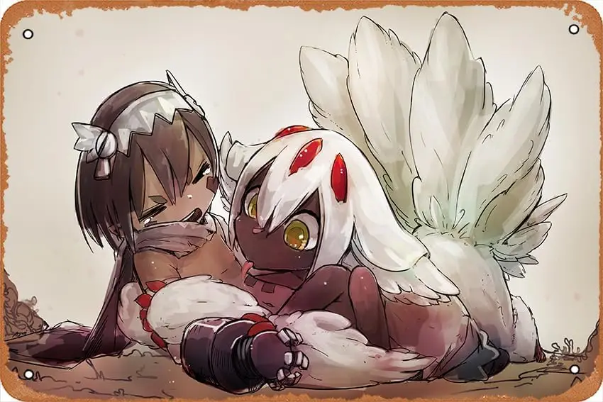 Сделано в бездне Фапута Рег аниме постер домашнее настенное художественное