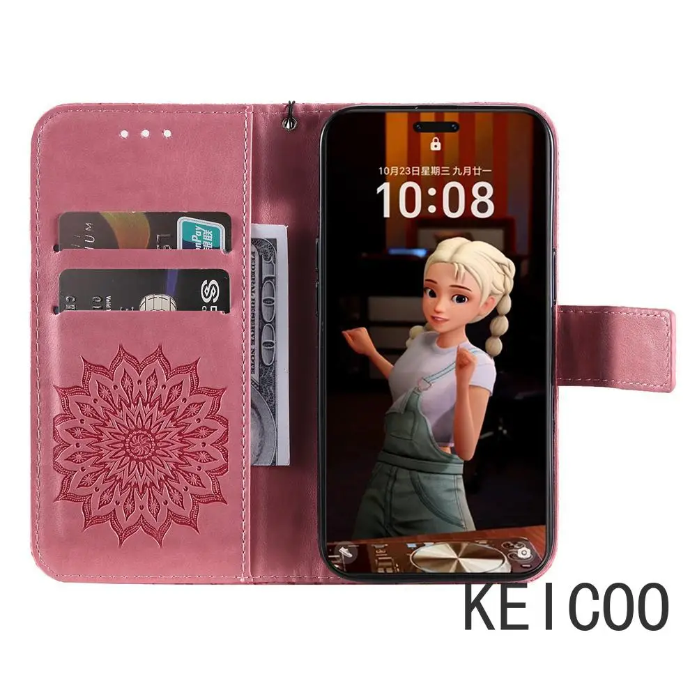 Многофункциональный чехол для телефона с тиснением в стиле ретро Honor Magic5 Magic6 Magic7