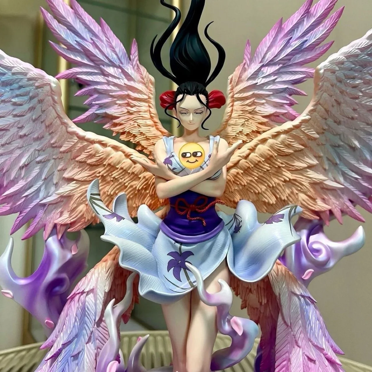 Фото Коллекционная фигурка JT Tenkai Six Wing Robin Angel Descending Double Head Sculpt GK для демонстрации на столе, полке, в качестве домашнего декора или подарка. №2