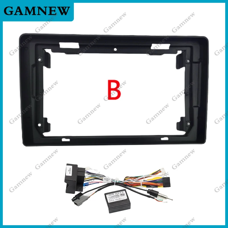 

9-дюймовая автомобильная рамка, адаптер для лицевой панели Android, комплект панели для крепления приборной панели для Citroen Berlingo 2 C2 C3 Jumpy Peugeot Partner