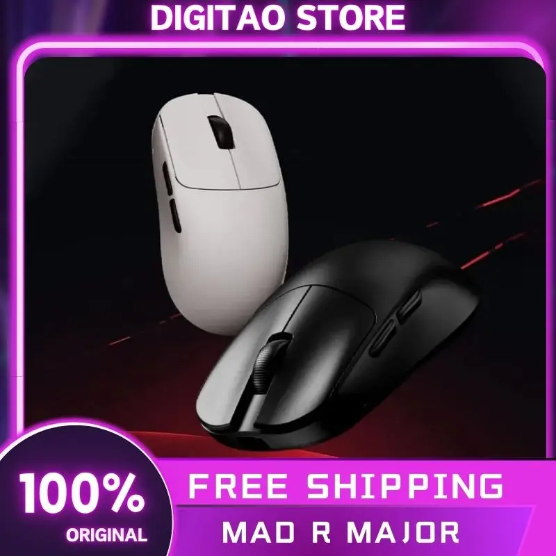Vgn Vxe Mad R Gamer Mouse Major Wireless Paw3950 2-режимная Fps-мышь 8k Paw3395 36 г Легкие игровые мыши для ПК