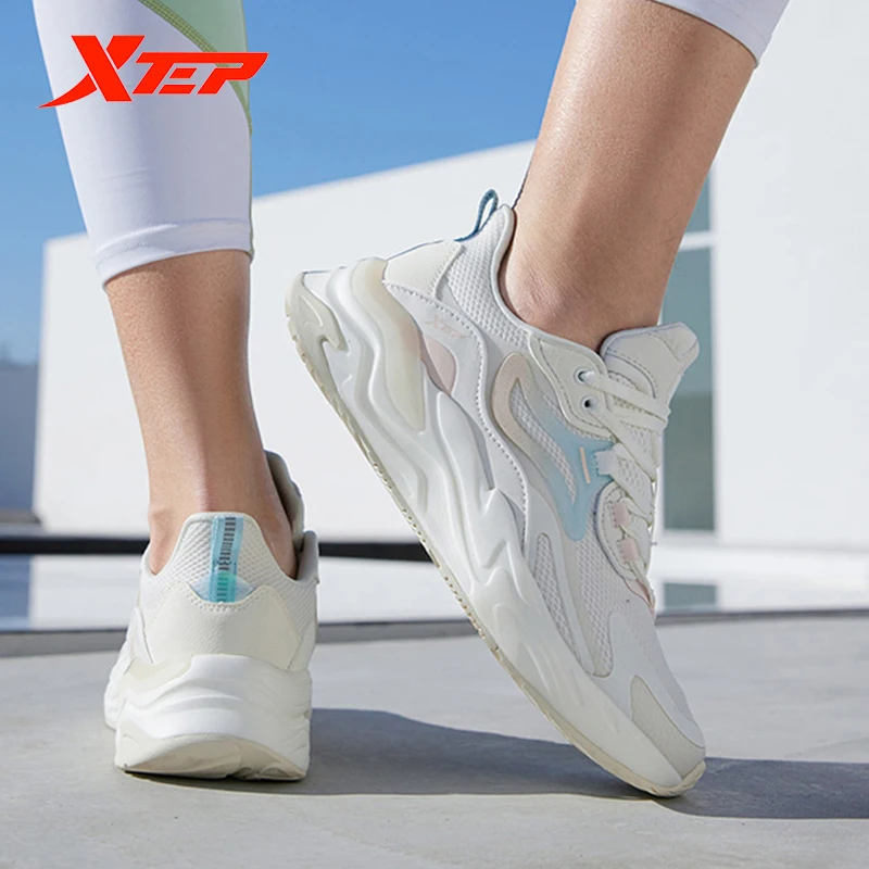 Женские спортивные кроссовки Xtep Dynamic Foam летние сетчатые дышащие уличная