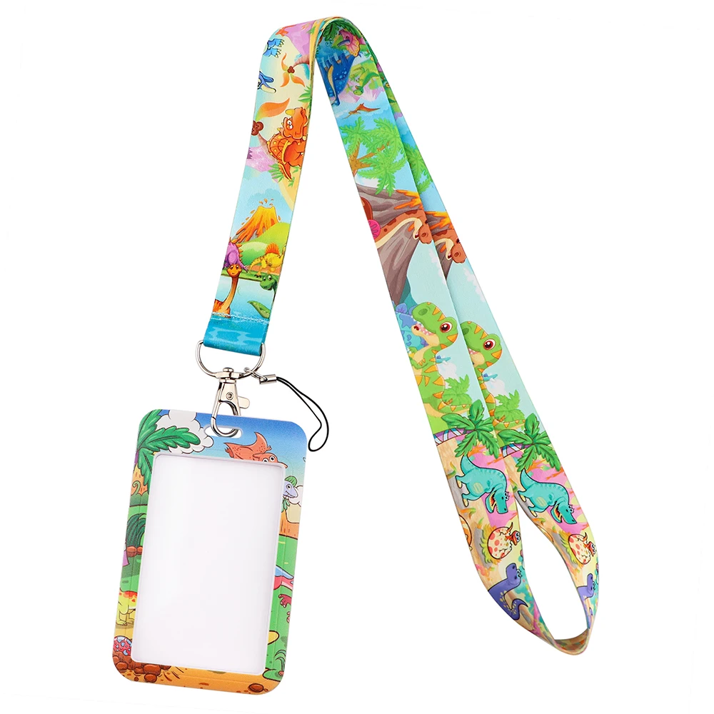 YQ849 держатель для карт и кредитных с мультяшным динозавром | Украшения аксессуары