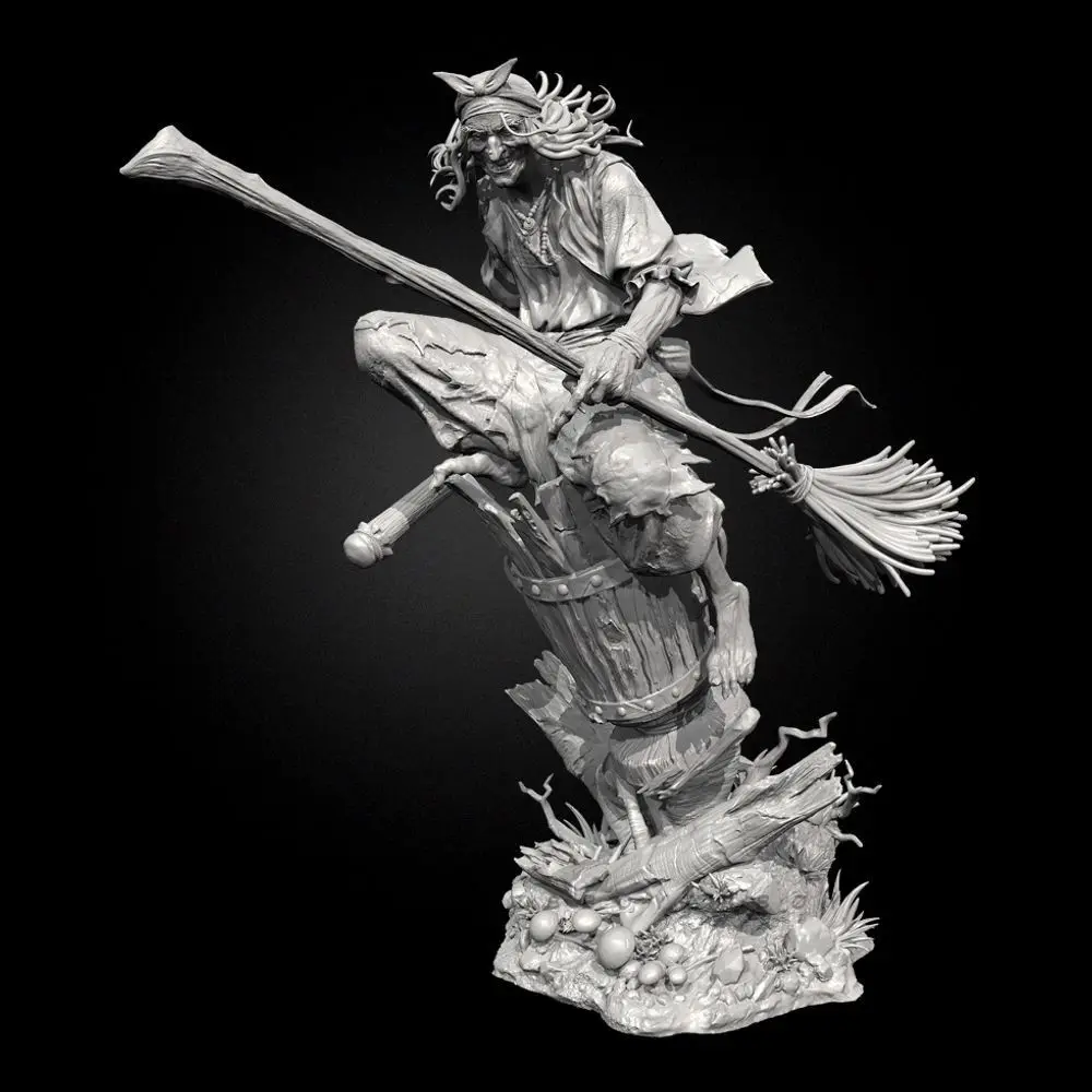 

Резиновая фигурка Баба Яга мать ведьм для сборки и покраски