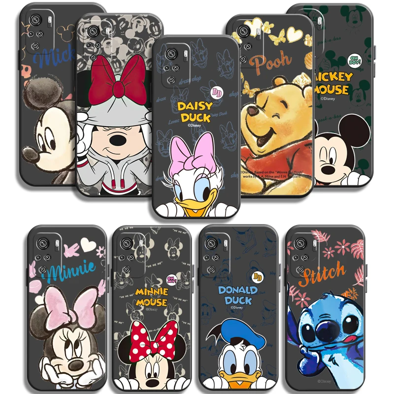

Disney 2022 Phone Cases For Xiaomi Redmi Note 10 10 Pro 10S 10 5G Coque Back Cover Soft TPU