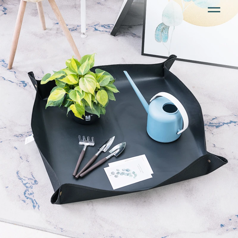 

Thickened Oxford Cloth Household Gardening Supplies Succulent Plant Basin Changing Planting Mat Waterproof Gardening Mat