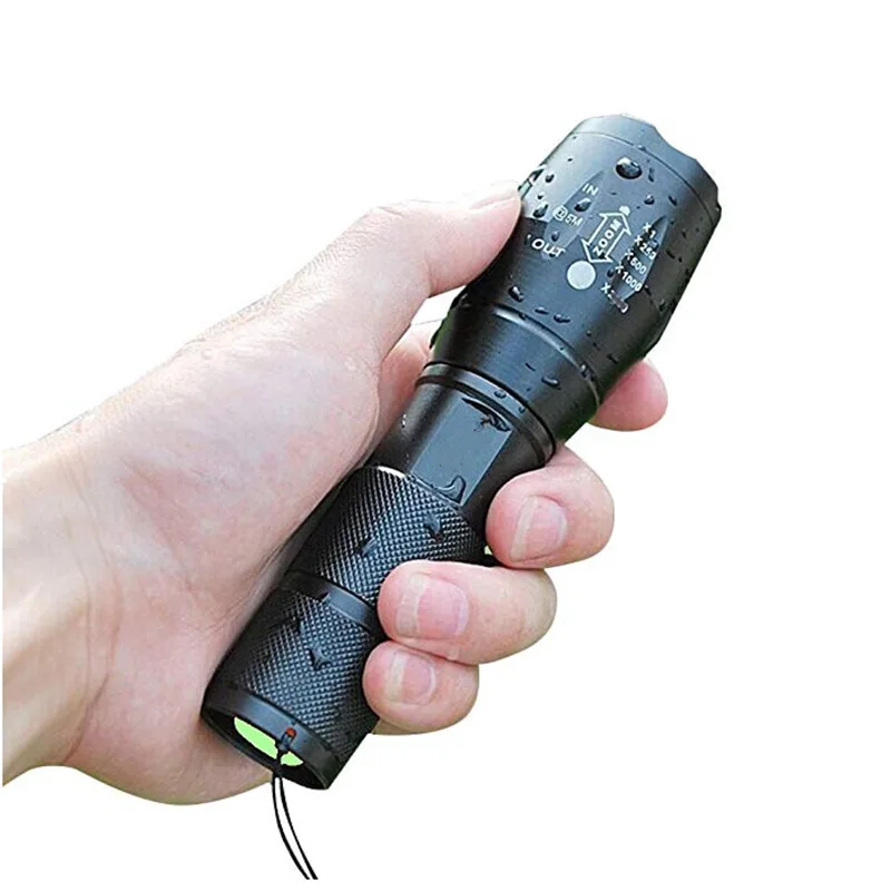 

Mini LED Flashlight Rechargeable A100 Outdoor LED Flashlight T6 Rechargeable Zoom Mini Power Torch Used for Adventure Camping