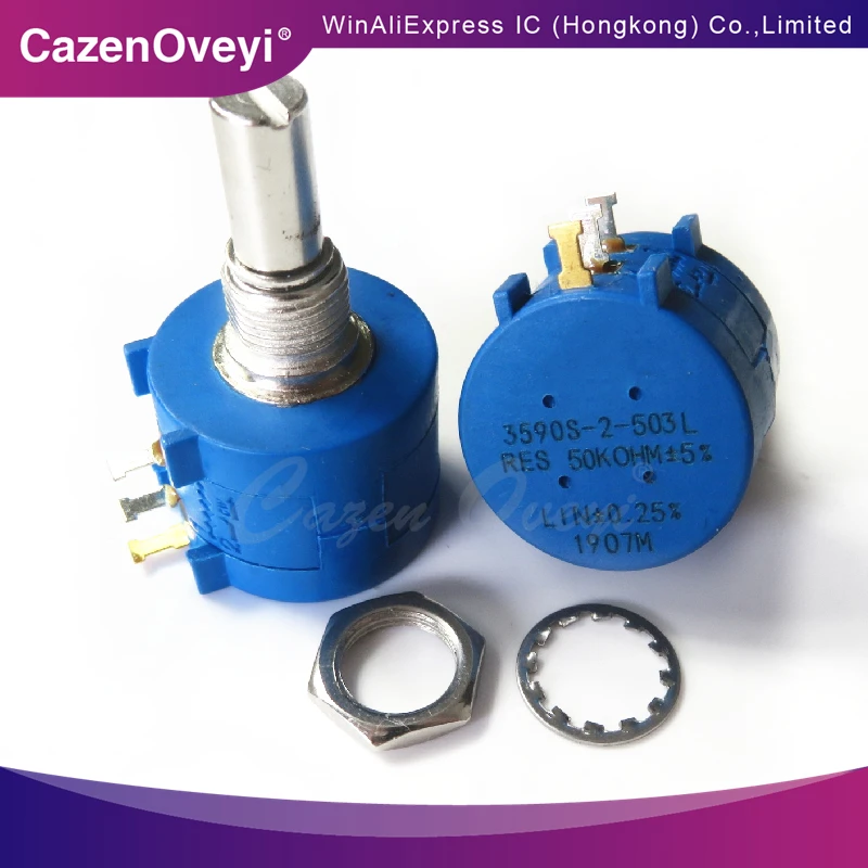 Прецизионный многооборотный потенциометр 3590S-2-503L 50K 1 шт.