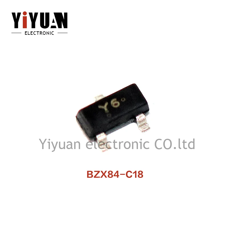 

50PCS NEW BZX84C18 Y6 18V SOT23 Diode