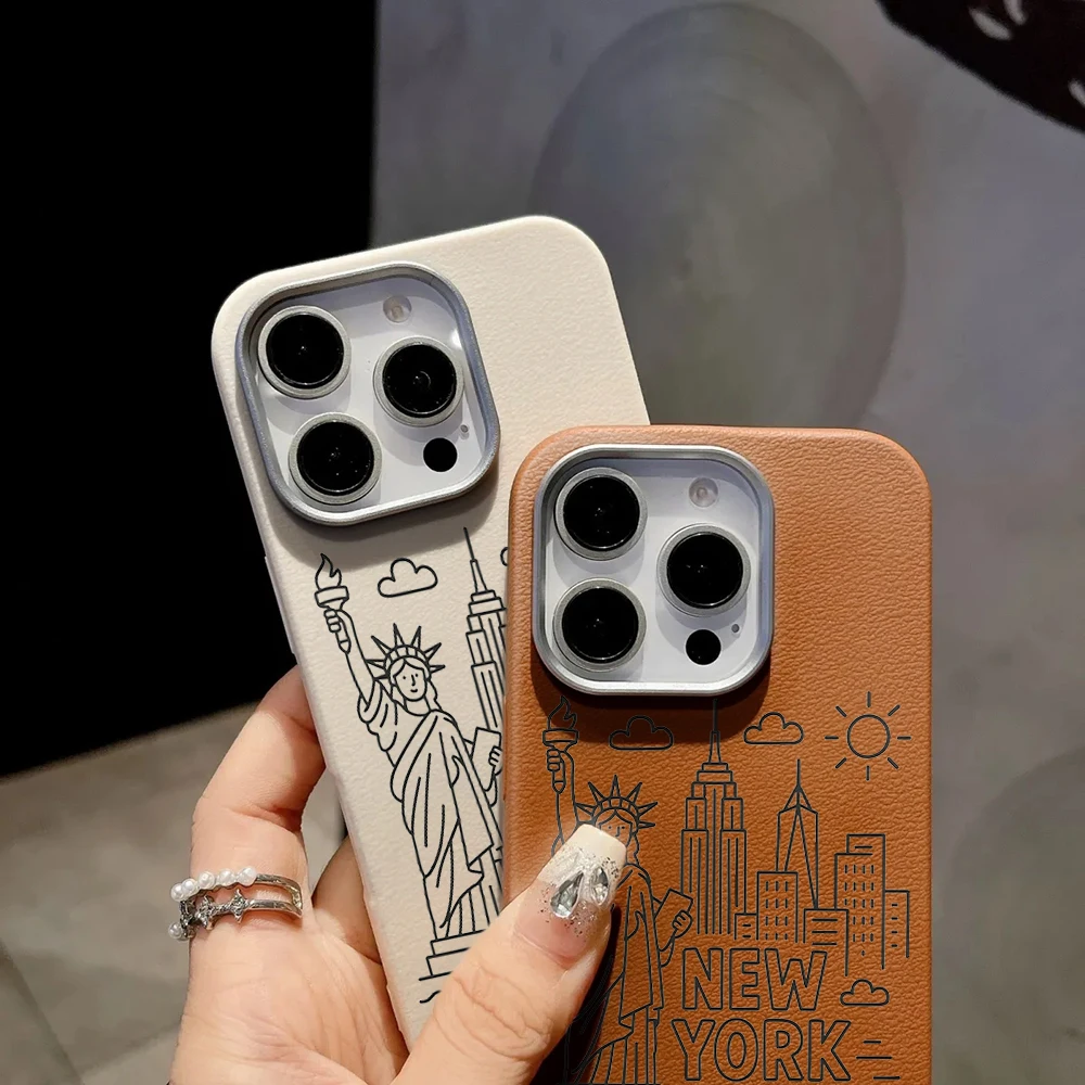 Фото Чехол для телефона с рисунком Нью-Йорка для Xiaomi 12 Pro 13T Pro 14T 15T 17 Pro Max, противоударный чехол для Xiaomi Mi 11 Lite 5G, роскошный чехол Funda №3
