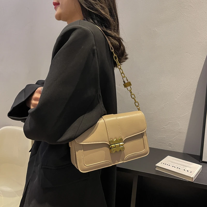 

ELM BAY|Autumn And Winter New Style Retro Niche High-end Fashionable One Shoulder Underarm Commuter Diagonal Bag