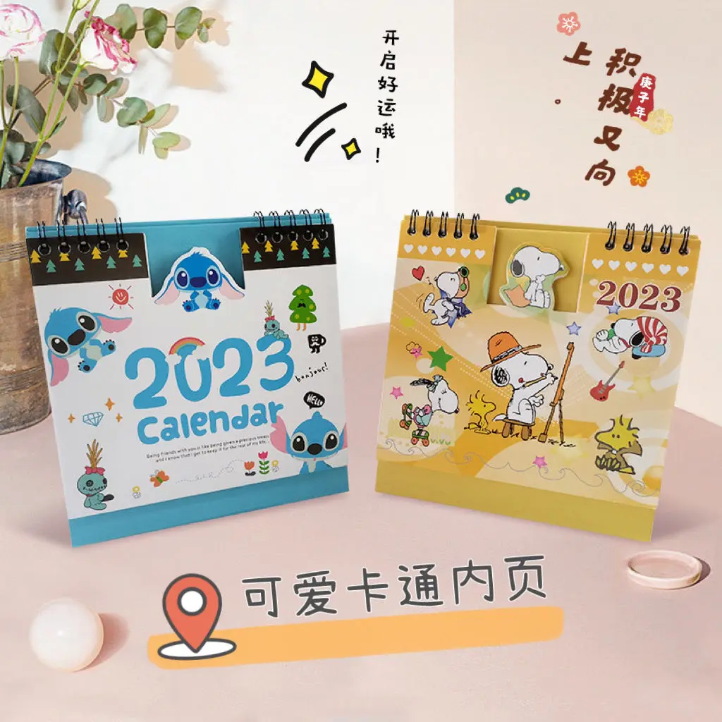 

Kawaii Lady Calendar Sanrio Hello Kitty CartoonDaily Schedule Planner Office School Supplies Cute Girls Ornament Christmas Gift