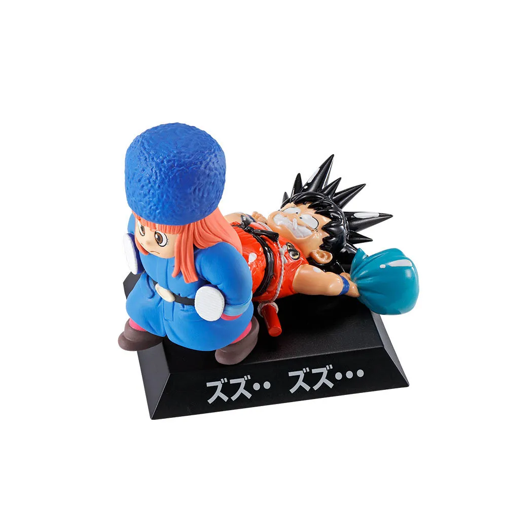 Original Bandai Dragon Ball Ichiban kuji Ex Maha Incredible Adventures F Prize Goku Chichi Anime Figure Action Model Toy |