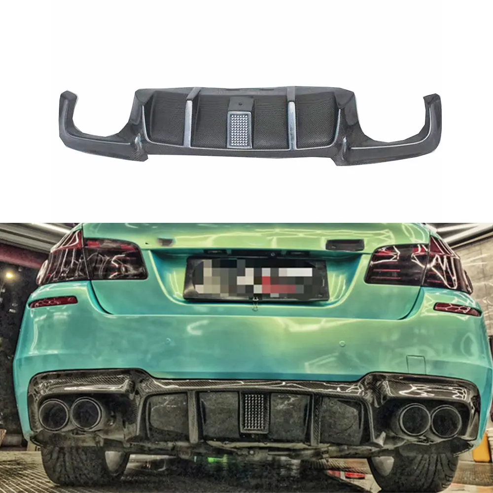 5-серийный автомобильный Стайлинг задний бампер из углеродного волокна диффузор