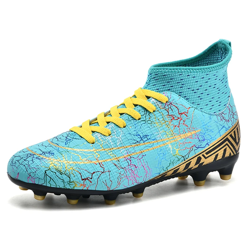 

2023 New Arrival Mens Soccer Cleats AG/FG/HG Outsole Non-slip Football Shoes Professional Teenager Outdoor Lawn Training Sneaker