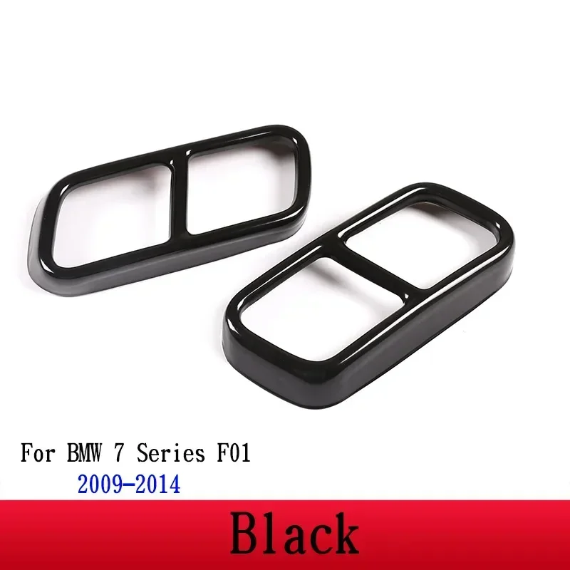 

Для BMW 7 серии F01 G11 G12 2009-2020 автомобильный глушитель из нержавеющей стали, выходная крышка выхлопной трубы, наклейки, автомобильные аксессуары