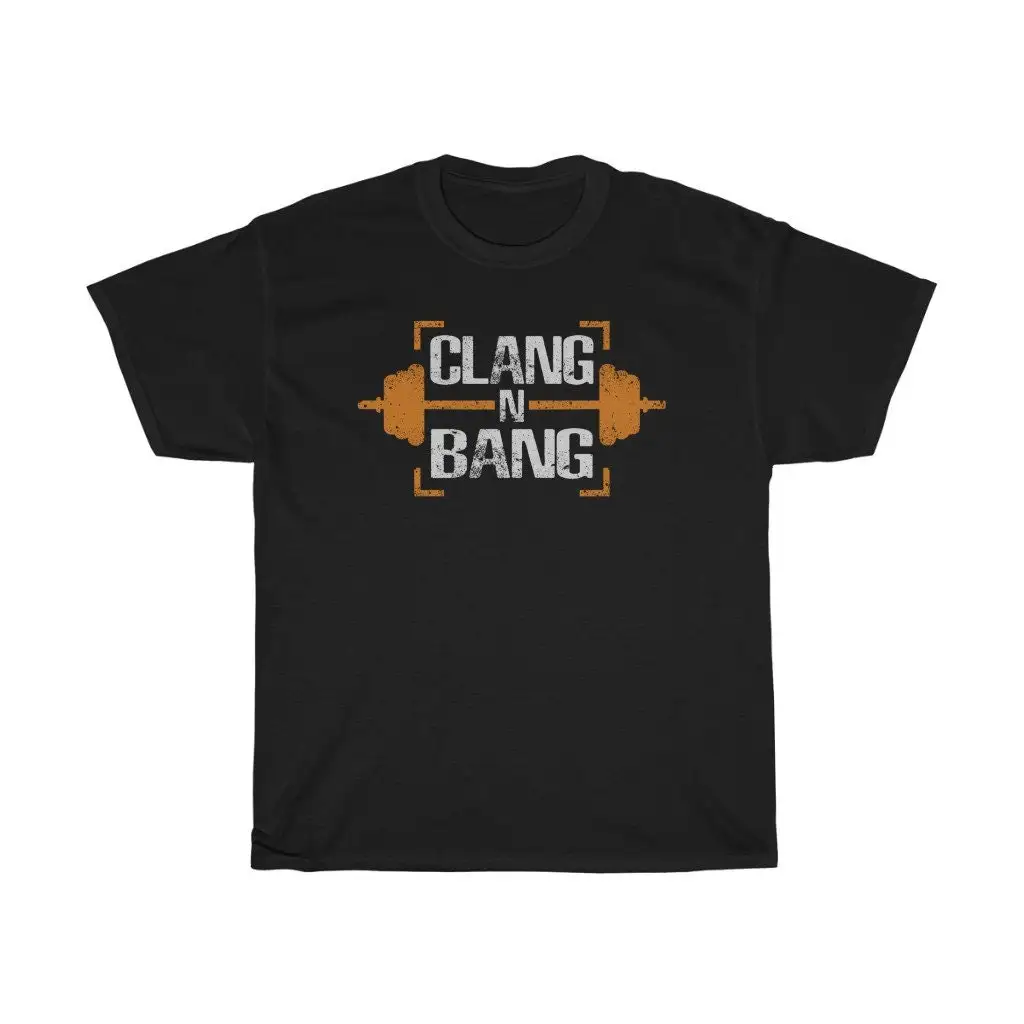 Смешная футболка Clang N Bang для тяжелой атлетики