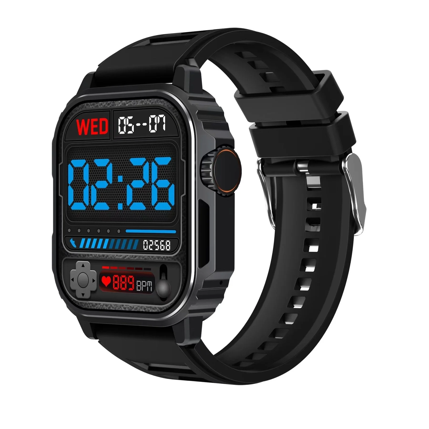 

New Military Smart Watch AMOLED 485*520 HD Screen Compass GPS Sport Track Fitness AI Voice Bluetooth Call Smartwatch Men Women