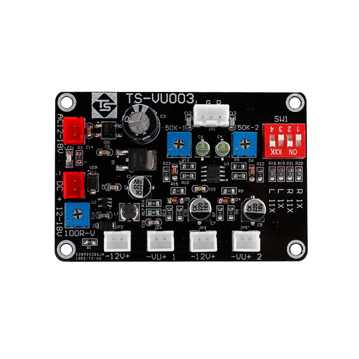 

Digital Header Meter Driver Board Backlight DB Level Amplifier Part Stereo Audio Power Adjustable Backlight Drive Module