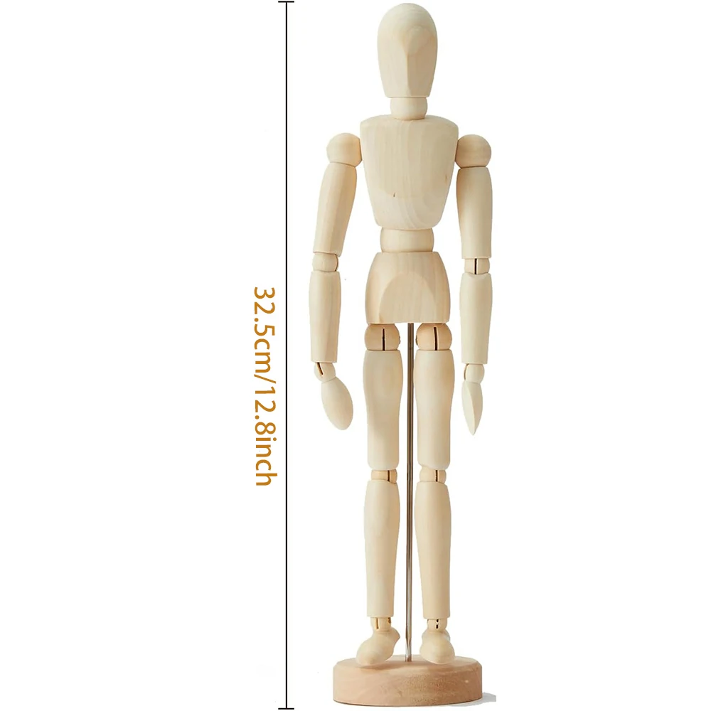 

Деревянный шарнирный манекен Artisan's Model 4.5/5.5/8/12 дюймов