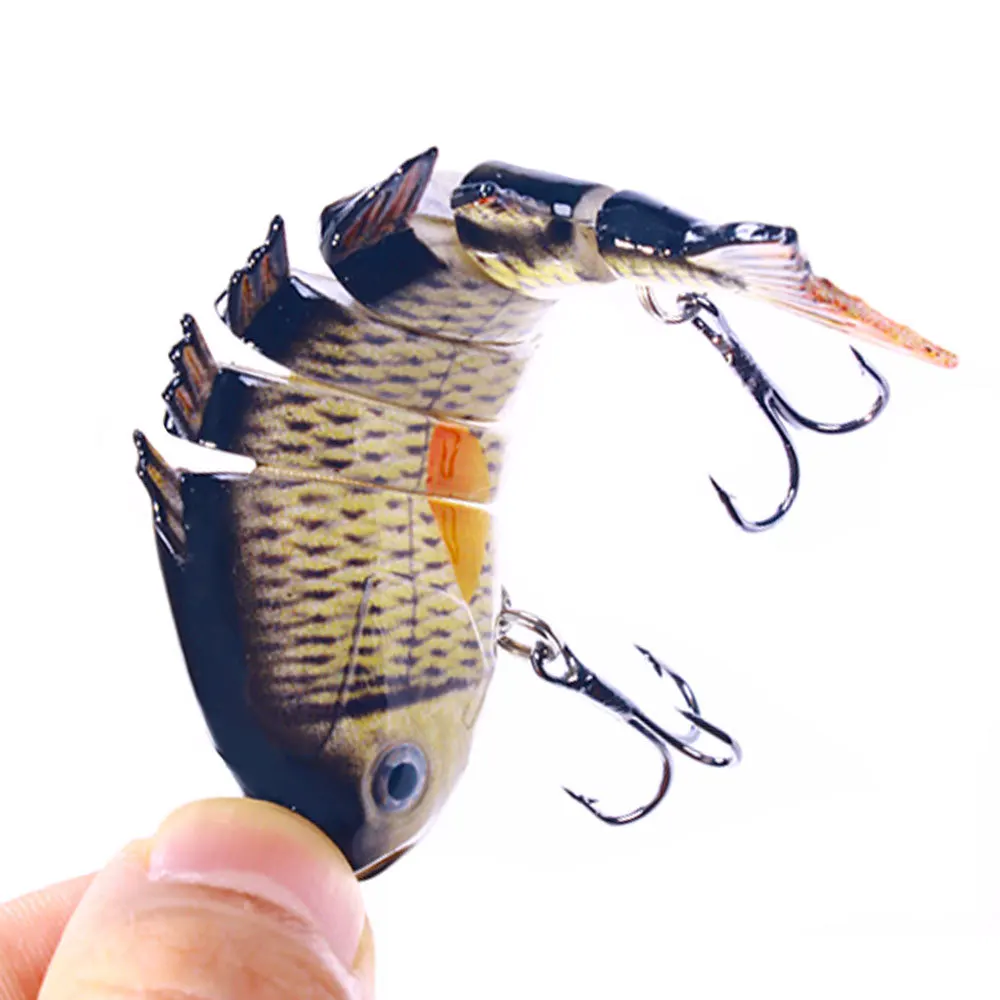 8 см-15 г многосоставные приманки для плавания Panfish Bluegill жесткие окуня с верхней