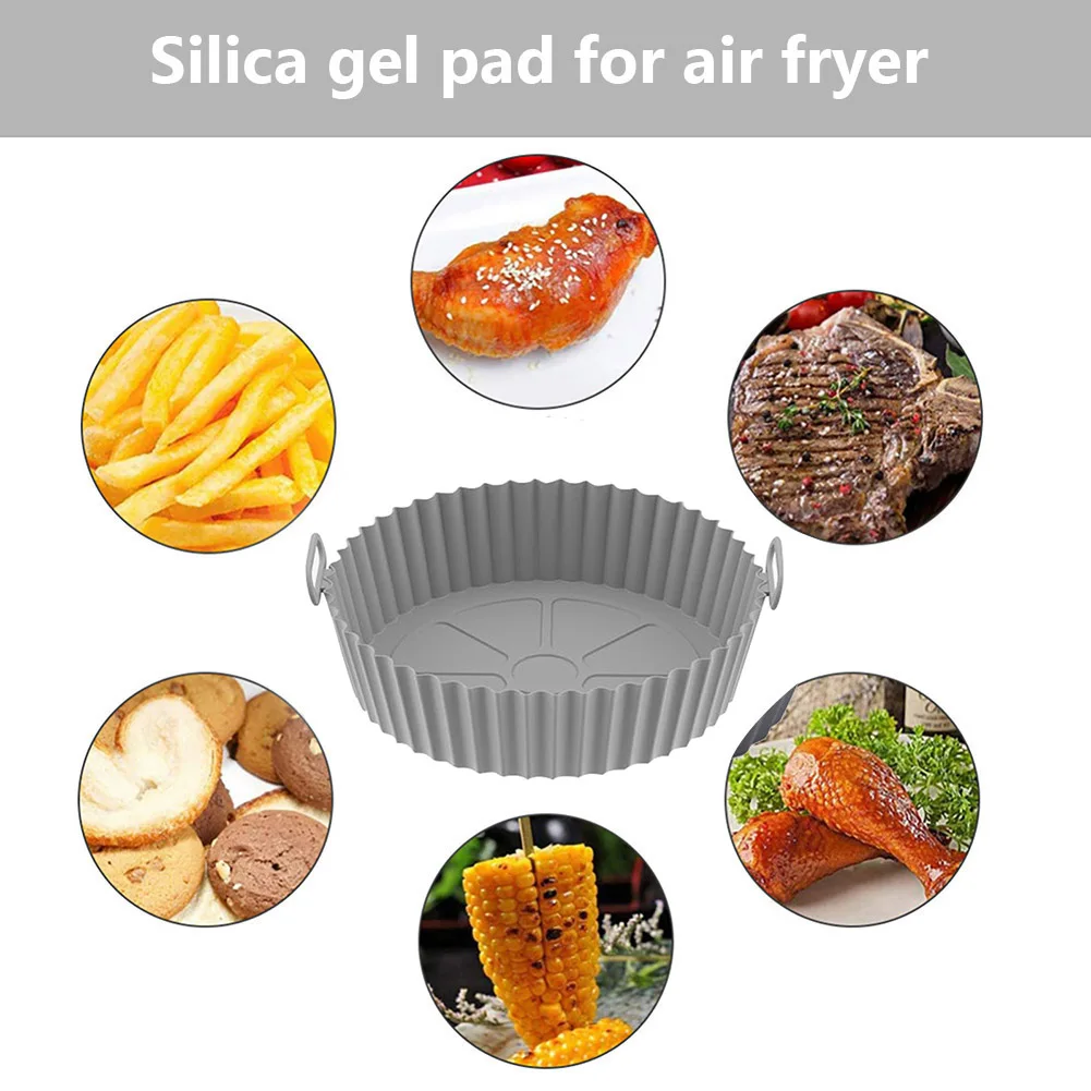 

Силиконовая пластина для фритюрницы, теплоизоляционный противень для духовки, жареная пицца, курица, экологически чистые принадлежности д...