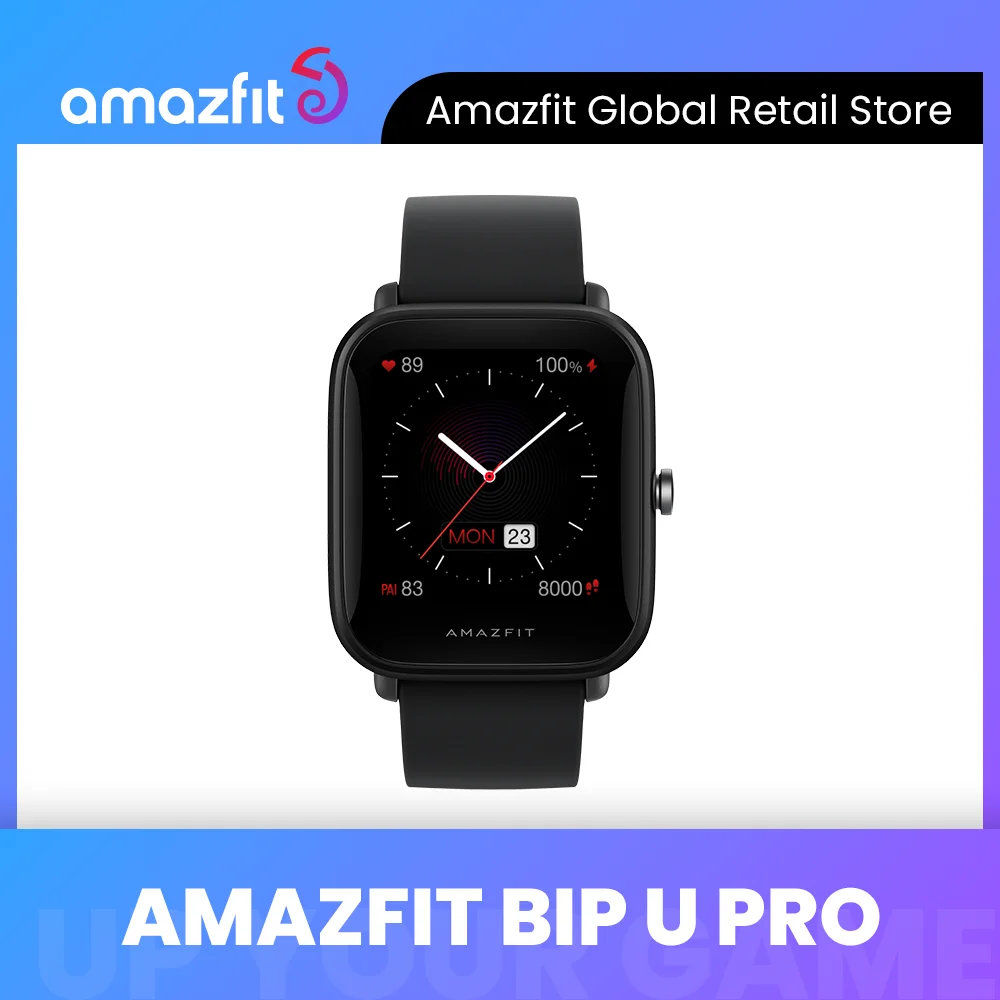 【CODE:WOWSUN350】Смарт-часы Amazfit Bip U Pro, 1,43 дюйма, 50 циферблатов, цветной экран, GPS, для телефонов Android, iOS