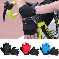 half finger cycling gloves nylon non slip anti sweat breathable thickened gloves outdoor sports bicycle accessories
