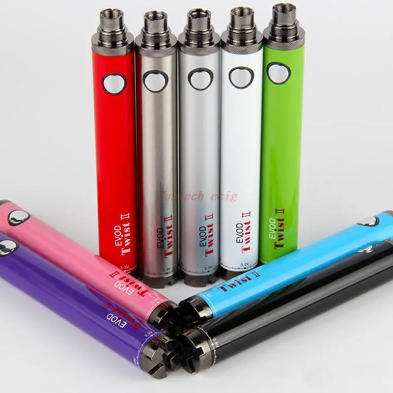 

Аккумулятор SUB TWO EVOD Twist II 1300 мАч, регулируемое напряжение 3,3-4,8 в twist II USB 510, вейп, электронная сигарета