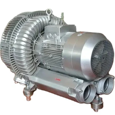 

4kw high-pressure vortex fan fishpond aeration air knife vacuum adsorption feeding industrial suction and exhaust blower