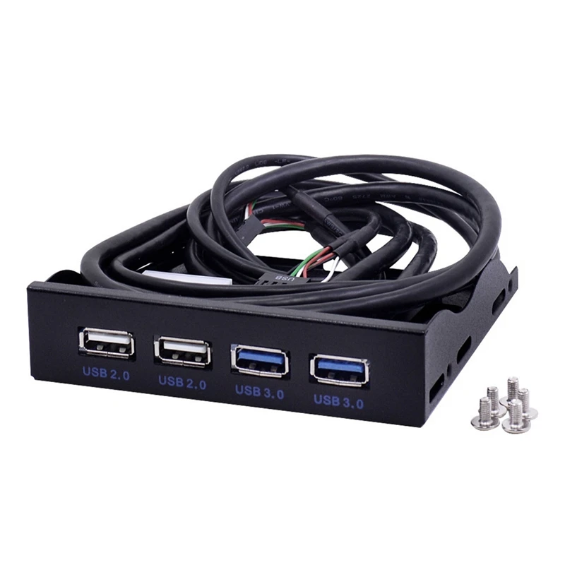 

Host Computer Hardware 4-Port Hub USB3.0X2+USB2.0X2 Floppy Drive Panel For Pc Desktop 3.5-Inch Floppy Drive Bay