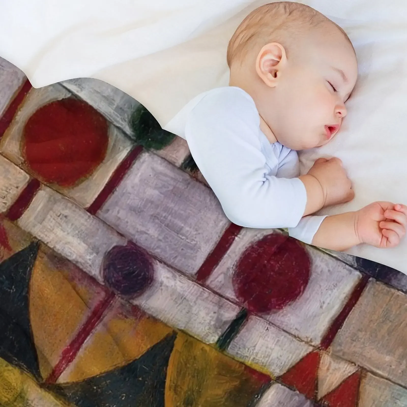 Kamel (в ритме. Baumlandschaft) Paul Klee Роскошное дизайнерское одеяло для дивана тонкие