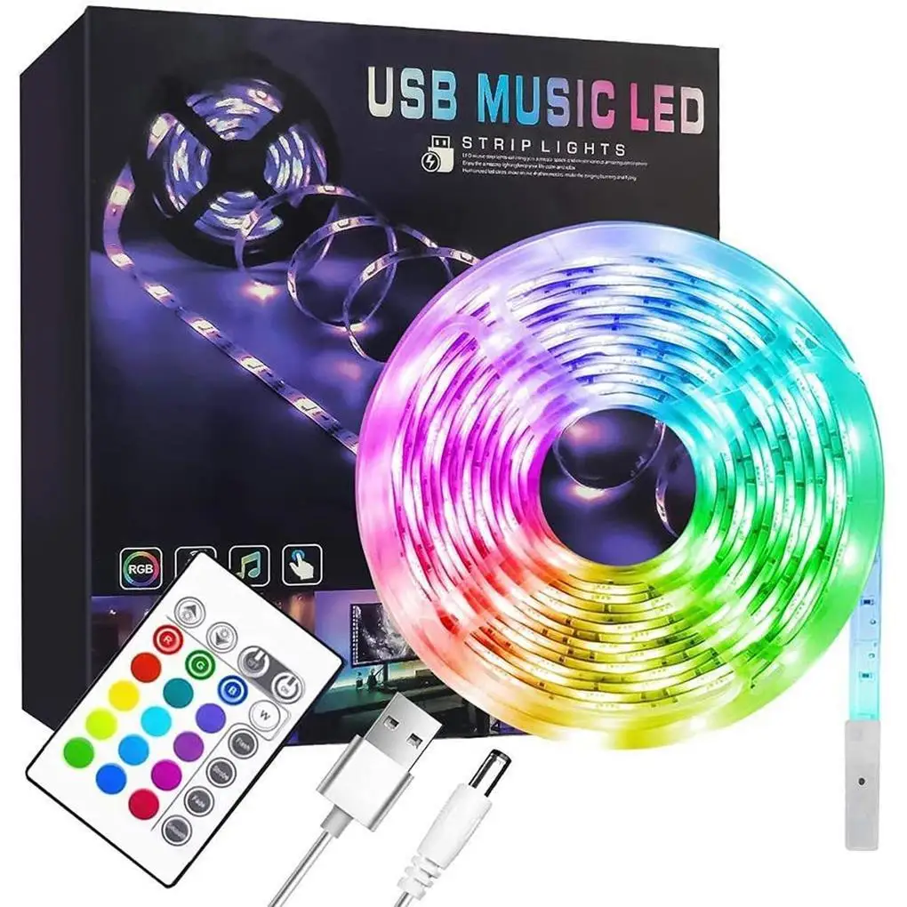 

LED Strip Light Music Color Changing Lamp Backlight TV Living Room