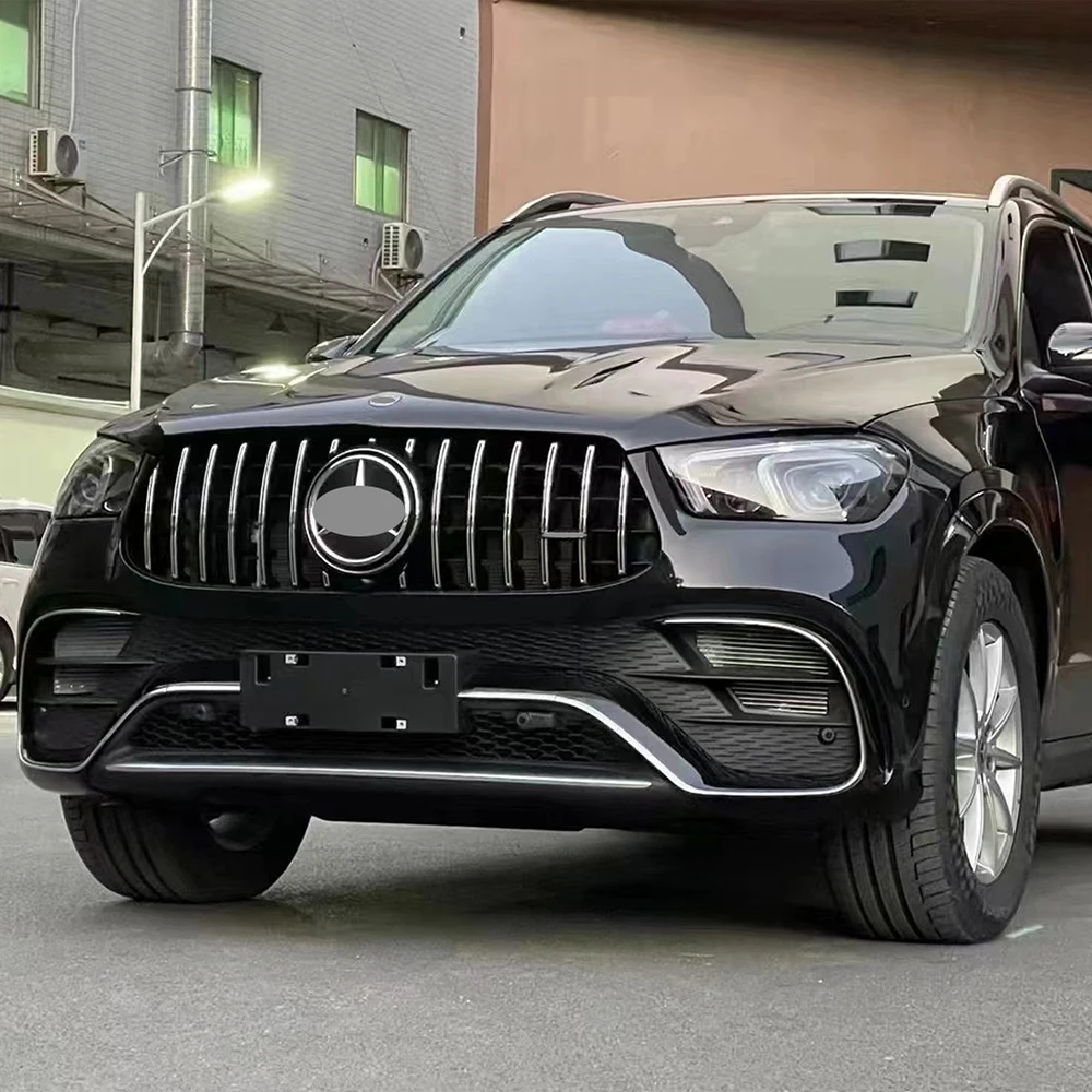Полный комплект переднего бампера Facelift GLE63 W167 широкого кузова для Mercedes Benz GLE