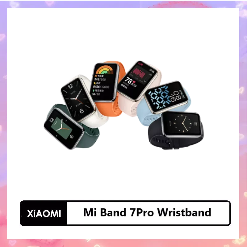 

NEW2023 Original Mi Band 7Pro strap for Mi Band 7 Pro Smart Band Screen GPS Blood Oxygen Fitness Tracker