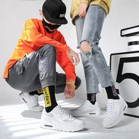 2022 upgraded style air cushion men casual shoes breathable comfortable mesh lining sneakers sweat absorbent deodorant sports