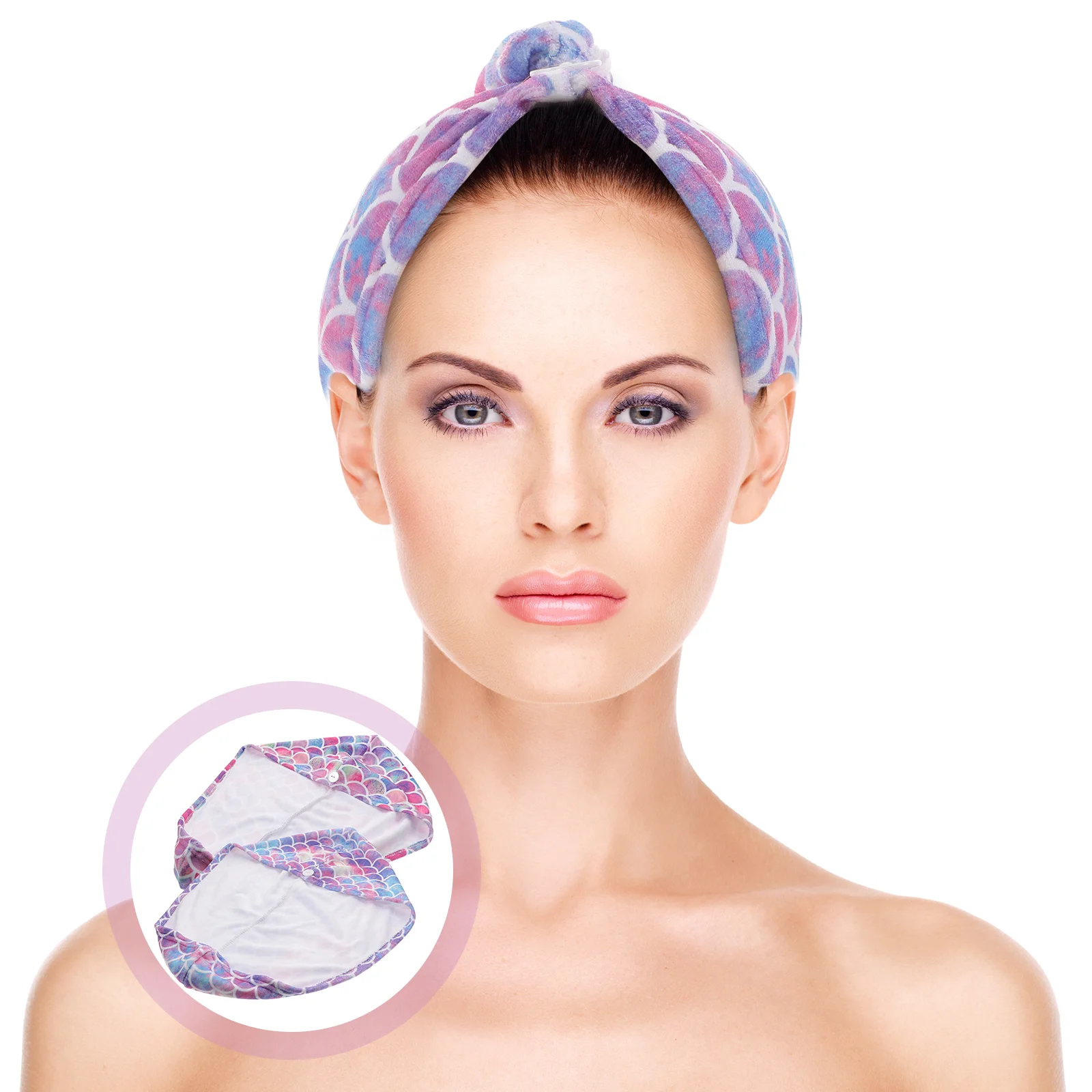 

Hair Drying Cap Absorbent Towel Turban Bath Wrap Quick Cat Bathing Shower Dry Hat