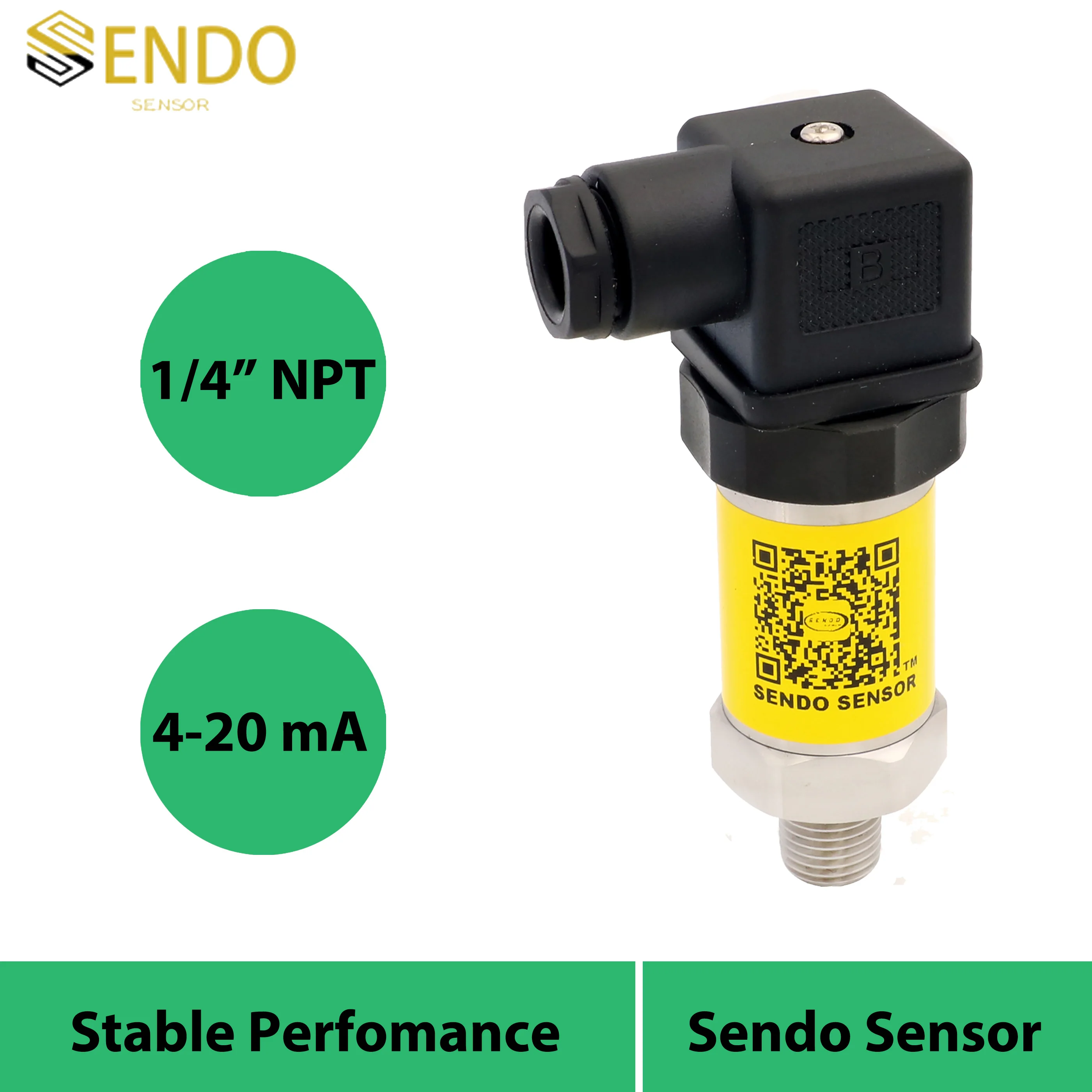 Промышленный датчик давления 4, сигнал 20 мА 0–20 мА 0,5 4,5 В 0 5 В 0 10 В 40 мПа 70 кПа 16 10 бар манометр 1/4 дюйма NPT резьба IP65 гидравлический