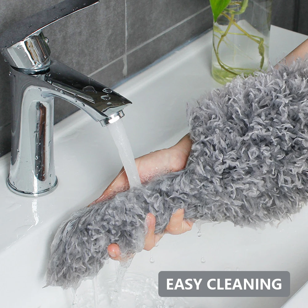 Набор для пыли из микрофибры телескопический Пыльник с длинной ручкой моющаяся