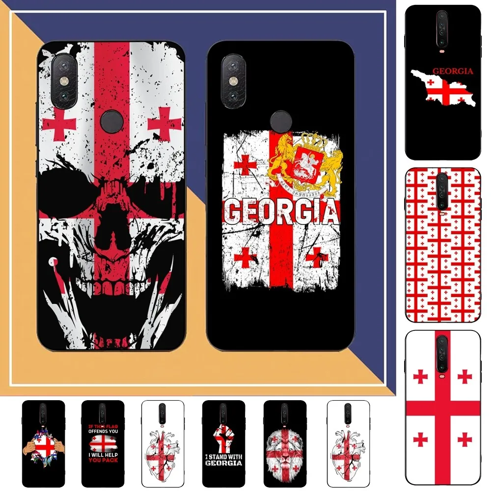Чехол для телефона с флагом Грузии Redmi Note 4 X 5 A 6 7 8 Pro T 9 9S 10 11 11S 11Epro PocoM3pro