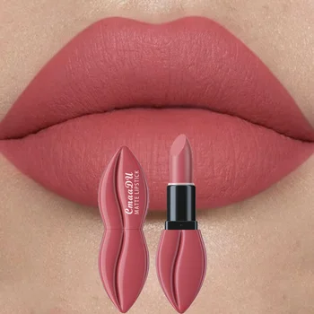 10 Colors Waterproof Big Mouth Nude Matte Lipsticks Long Lasting Lip Stick Not Fading Sexy Red Velvet Lipsticks Makeup Cosmetic 1